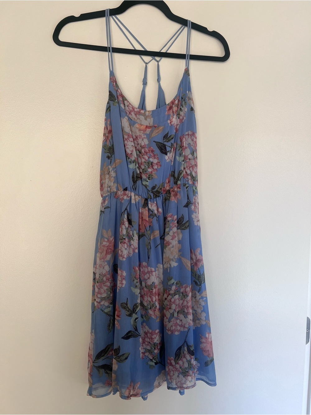 Abercrombie & Fitch Blue Floral Mini Sundress